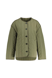 Übergangsjacke mit Rundhalsausschnitt - 681 - Khaki