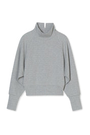Sweatshirt aus Baumwolle - 127 - Grau