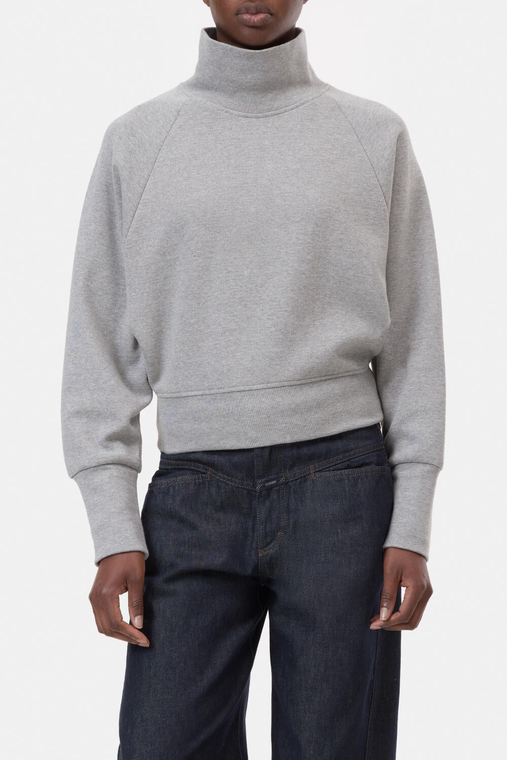 Sweatshirt aus Baumwolle - 127 - Grau