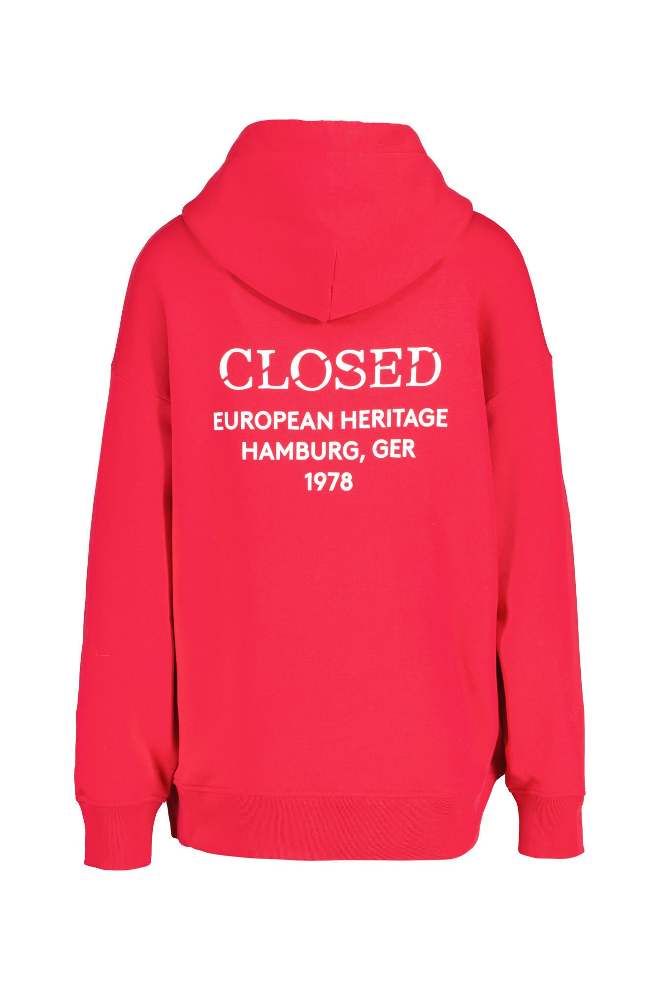 Hoodie aus Bio-Baumwolle - 308 - Rot