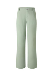 Stoffhose Wide Leg - 537-jade green - Grün