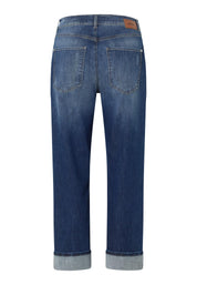 Jeans LIBERTA TU Baggy Fit - 3388-mid blue used destroyed - Blau