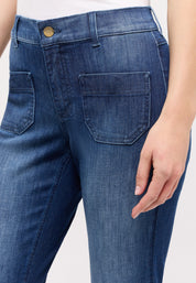 Jeans LENI Flared Fit - 325-blue used - Blau