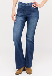 Jeans LENI Flared Fit - 325-blue used - Blau