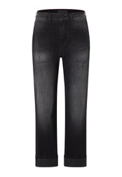 Jeans LIBERTA TU Baggy Fit - 1188-anthracite used destroyed - Grau