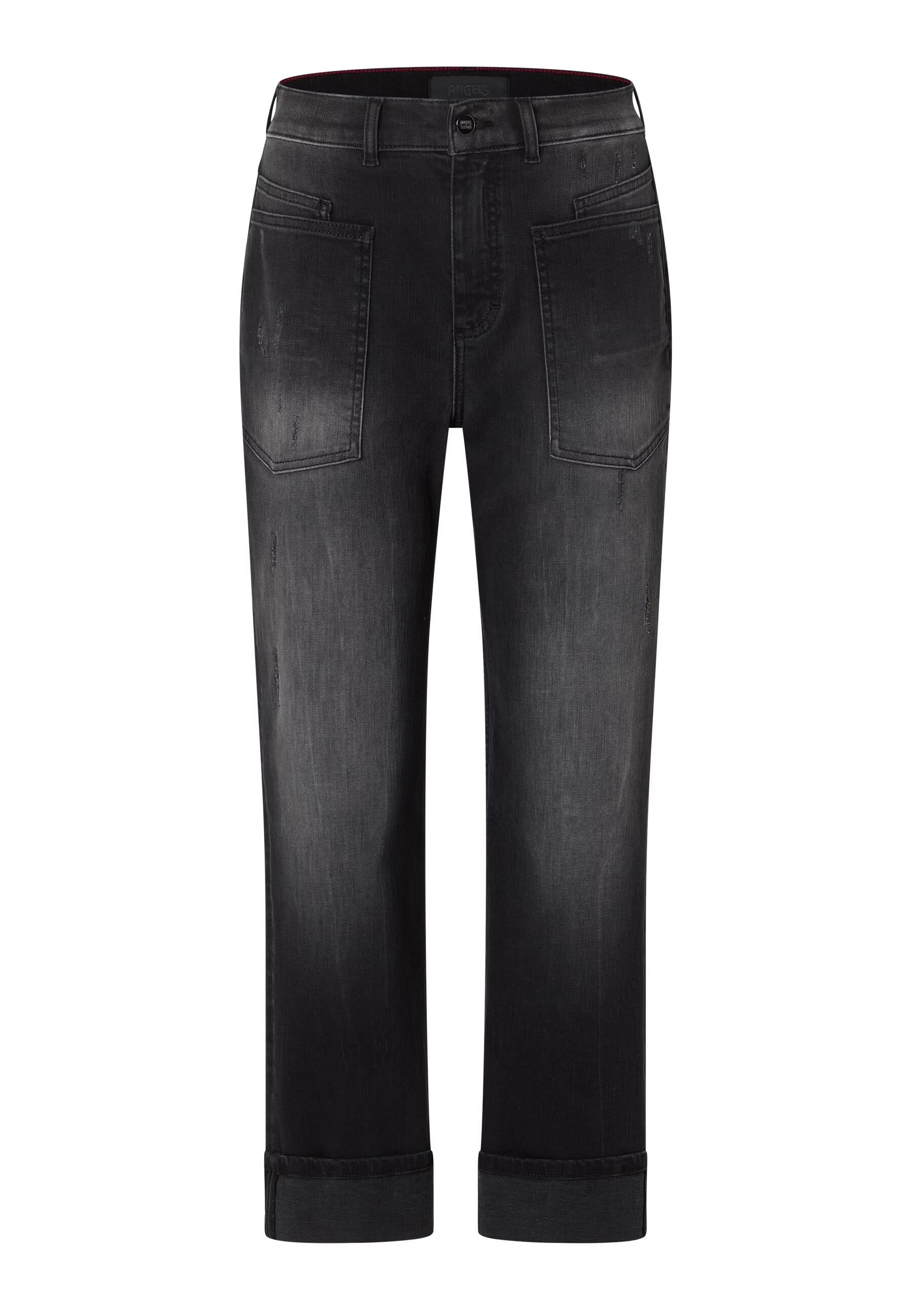 Jeans LIBERTA TU Baggy Fit - 1188-anthracite used destroyed - Grau