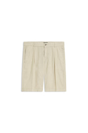 Leinenshorts CISALTO-S Relaxed Fit - 22-hellbraun - Beige