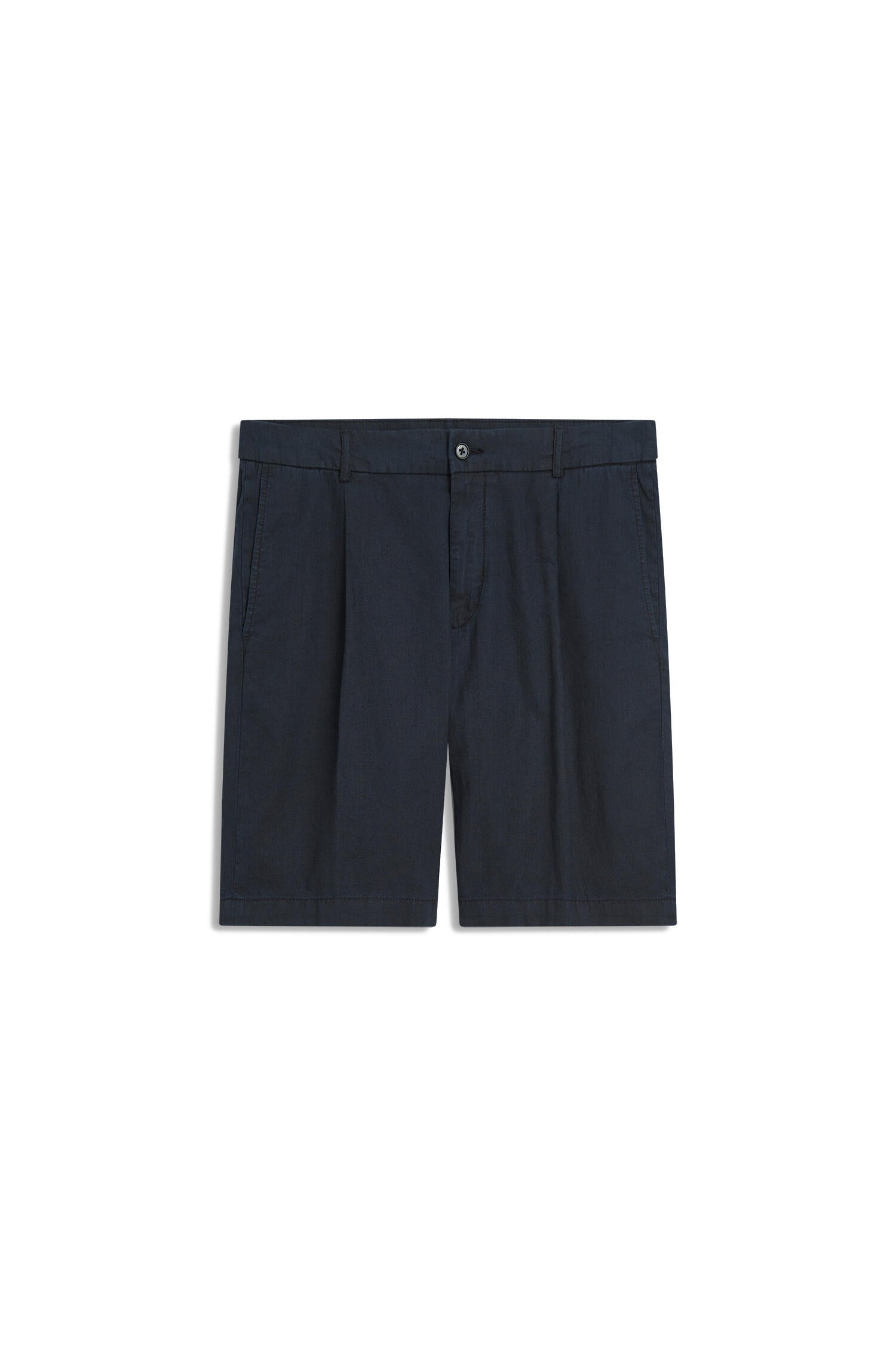 Leinenshorts CISALTO-S Relaxed Fit - 69-dunkelblau - Blau