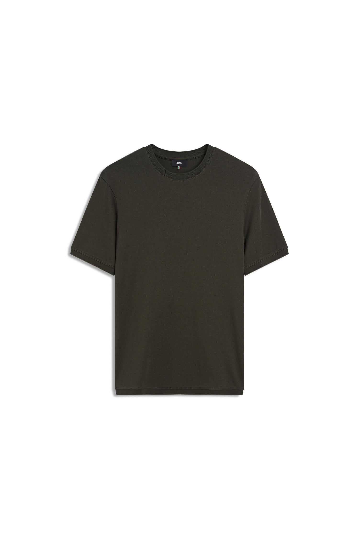 T-Shirt aus Baumwolle - 89 - Khaki