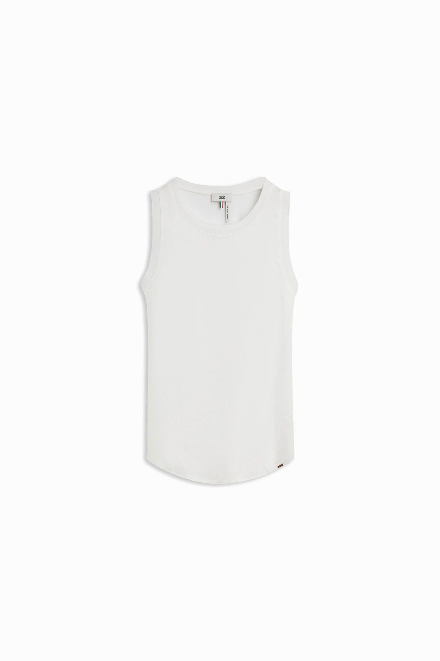 Tanktop aus Viskose - 02-weiSS - Weiß