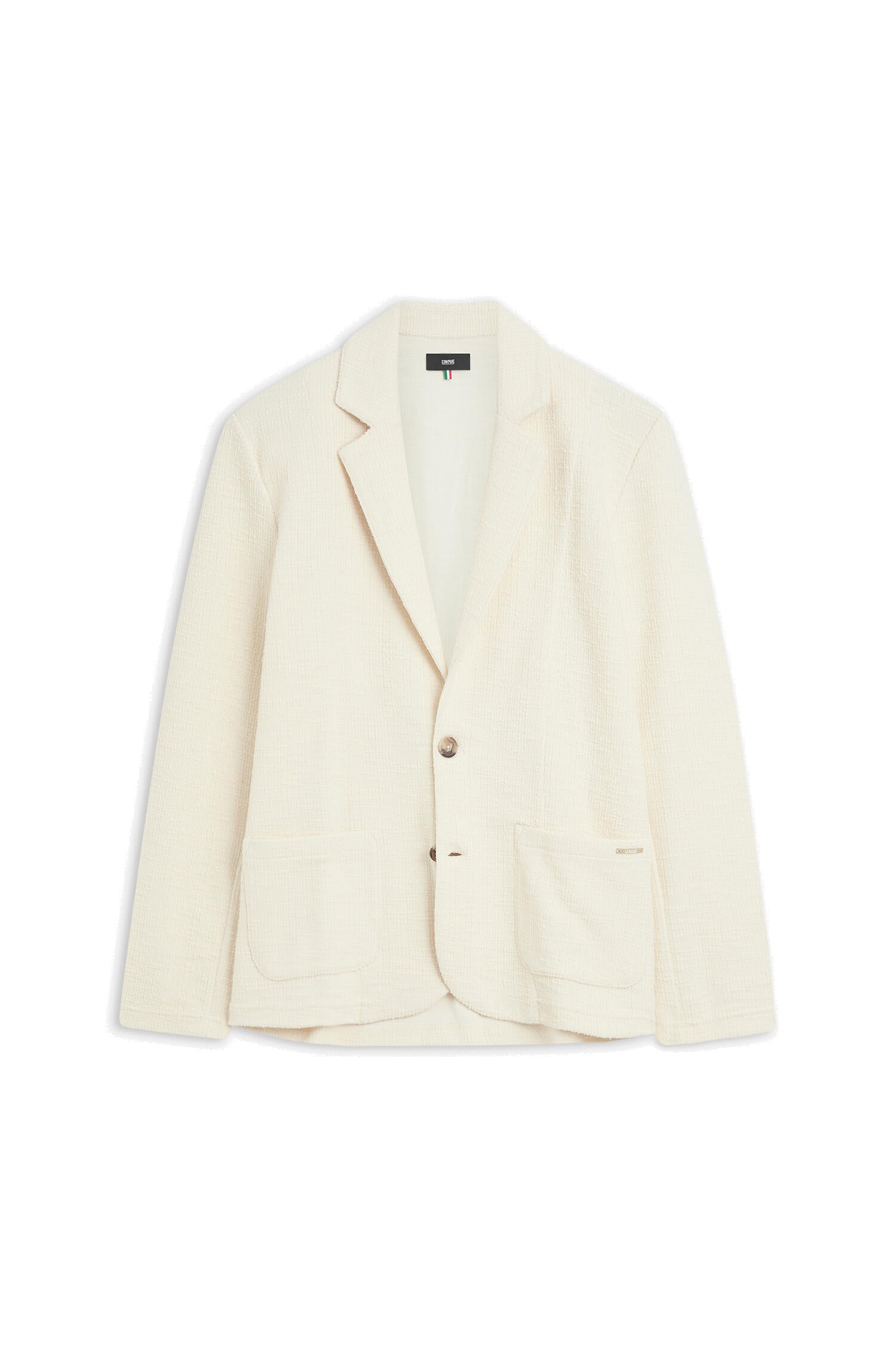 Stricksakko CIMORRET aus Baumwollmix - 10-hellbeige - Creme