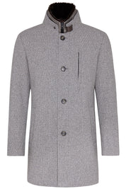 Wollmantel CIARSENAL mit Stehkragen - 92-hellgrau - Grau