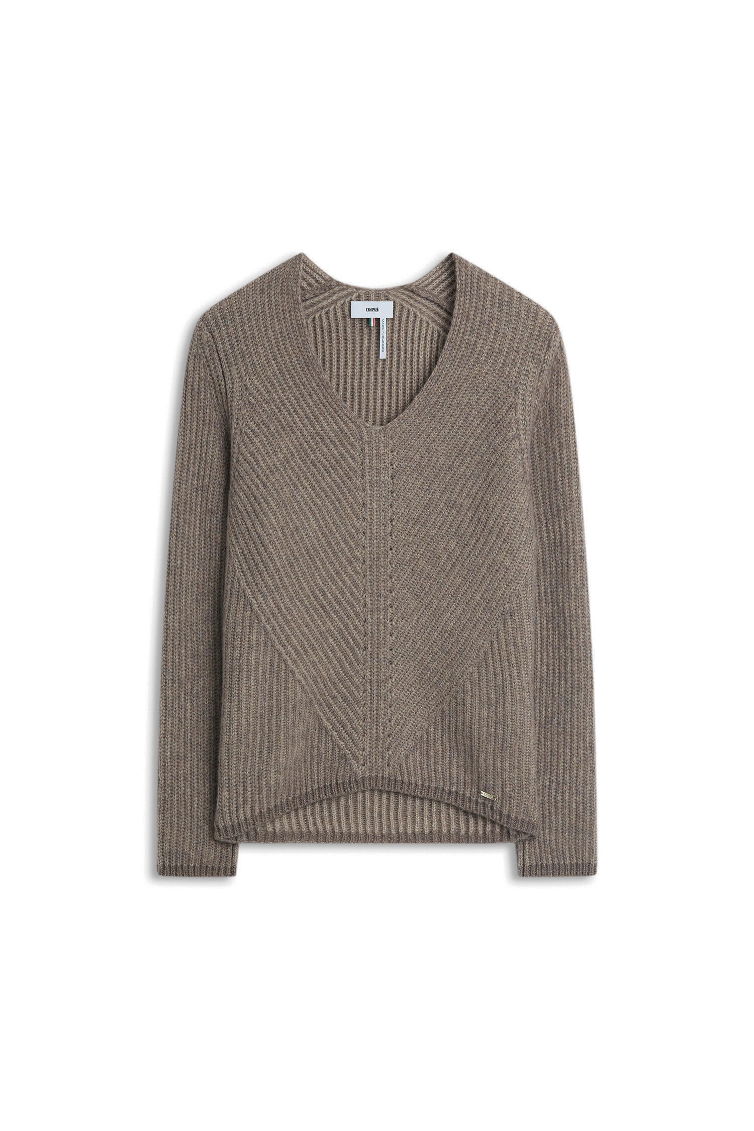 Strickpullover CIALLIO aus Merinowollmix - 26-braun - Braun