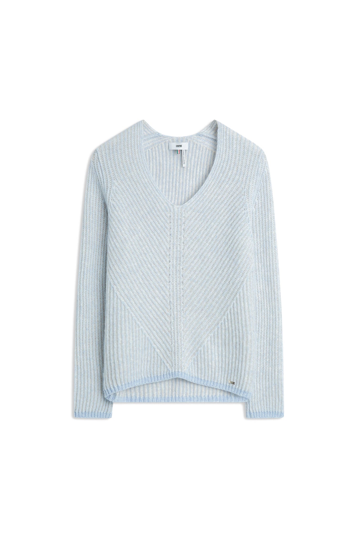 Strickpullover CIALLIO aus Merinowollmix - 62-hellblau - Blau