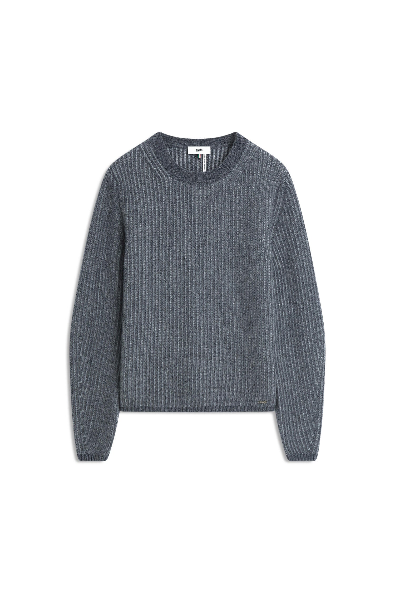 Strickpullover CIALON aus Merinowollmix - 94-grau - Grau
