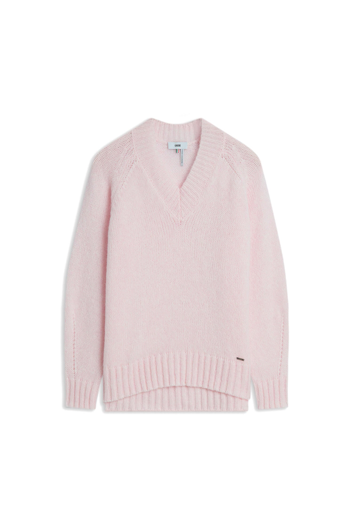 Strickpullover aus Wollmix - 51-rosa - Rosa