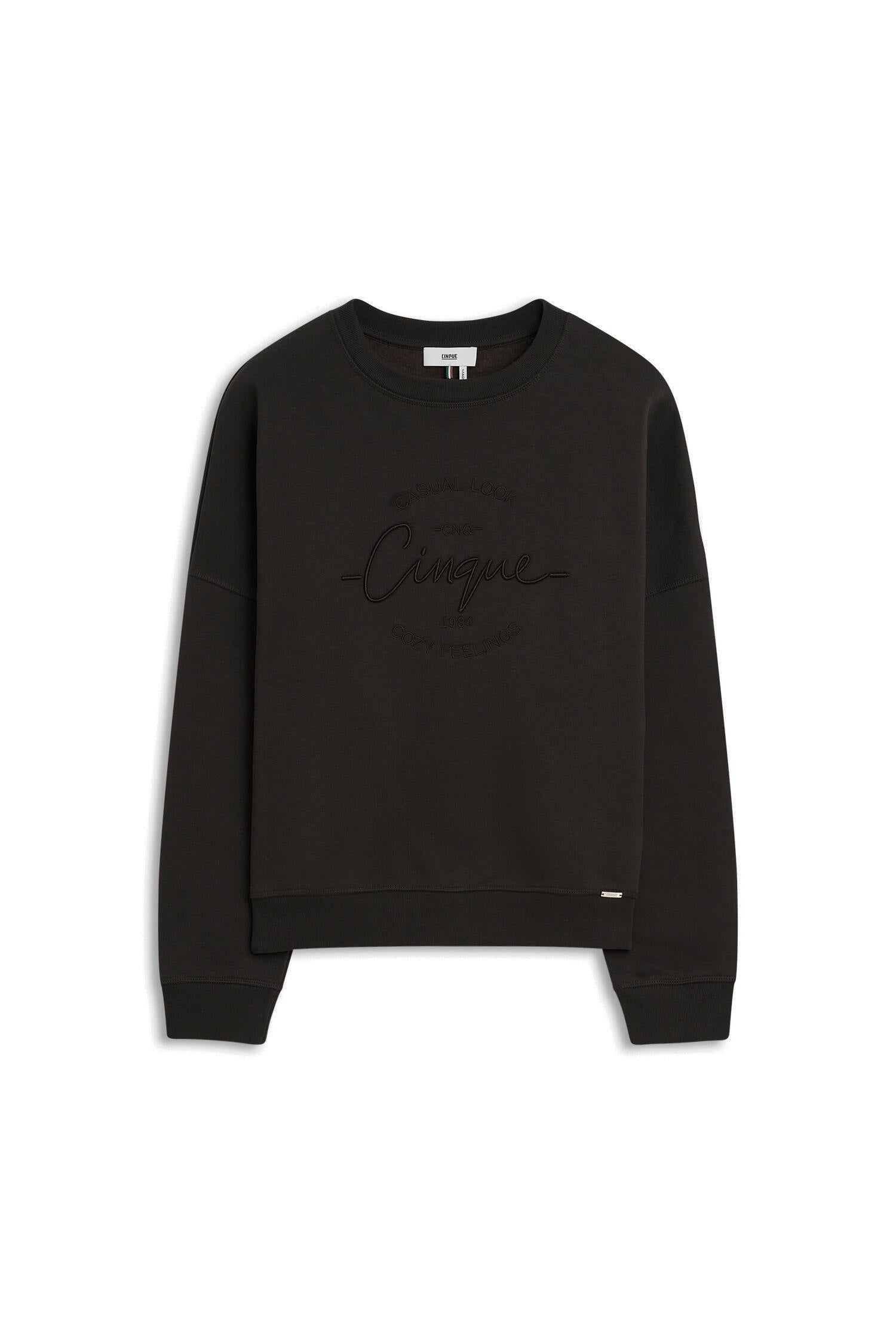 Sweatshirt CICOLA aus Baumwollmix - 28-dunkelbraun - Braun