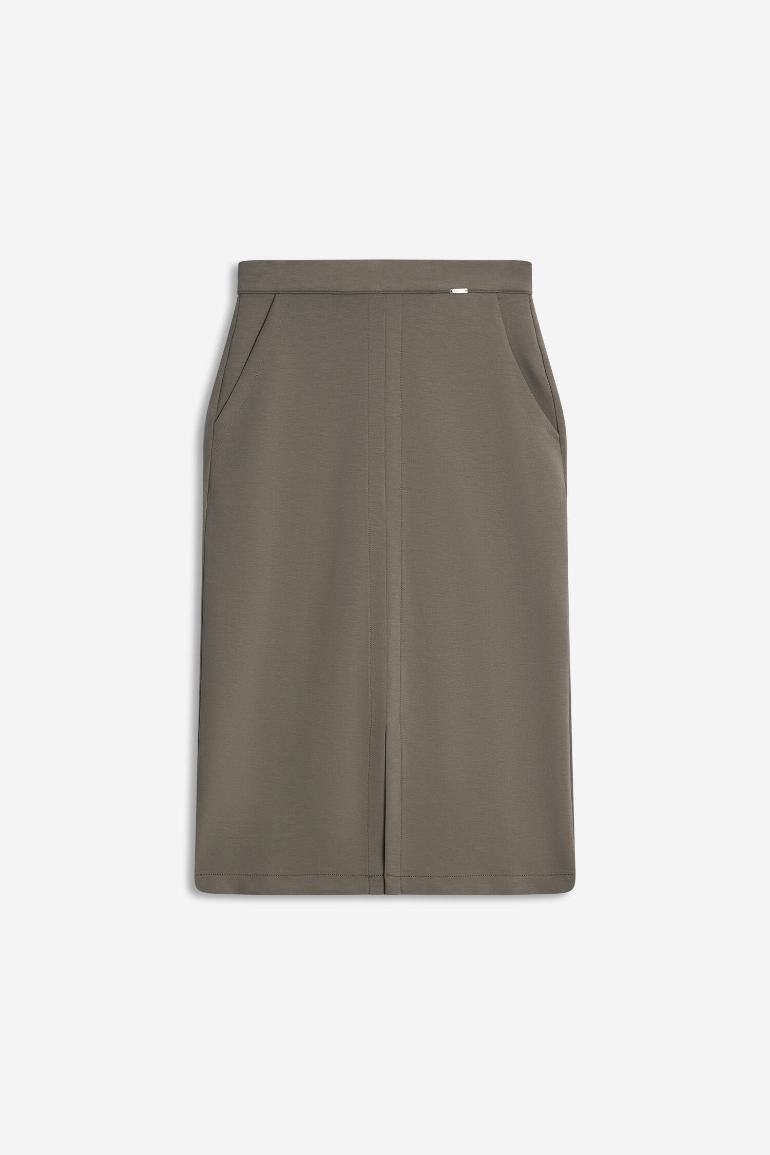 Jersey Rock Mini mit Frontschlitz - 26-braun - Braun
