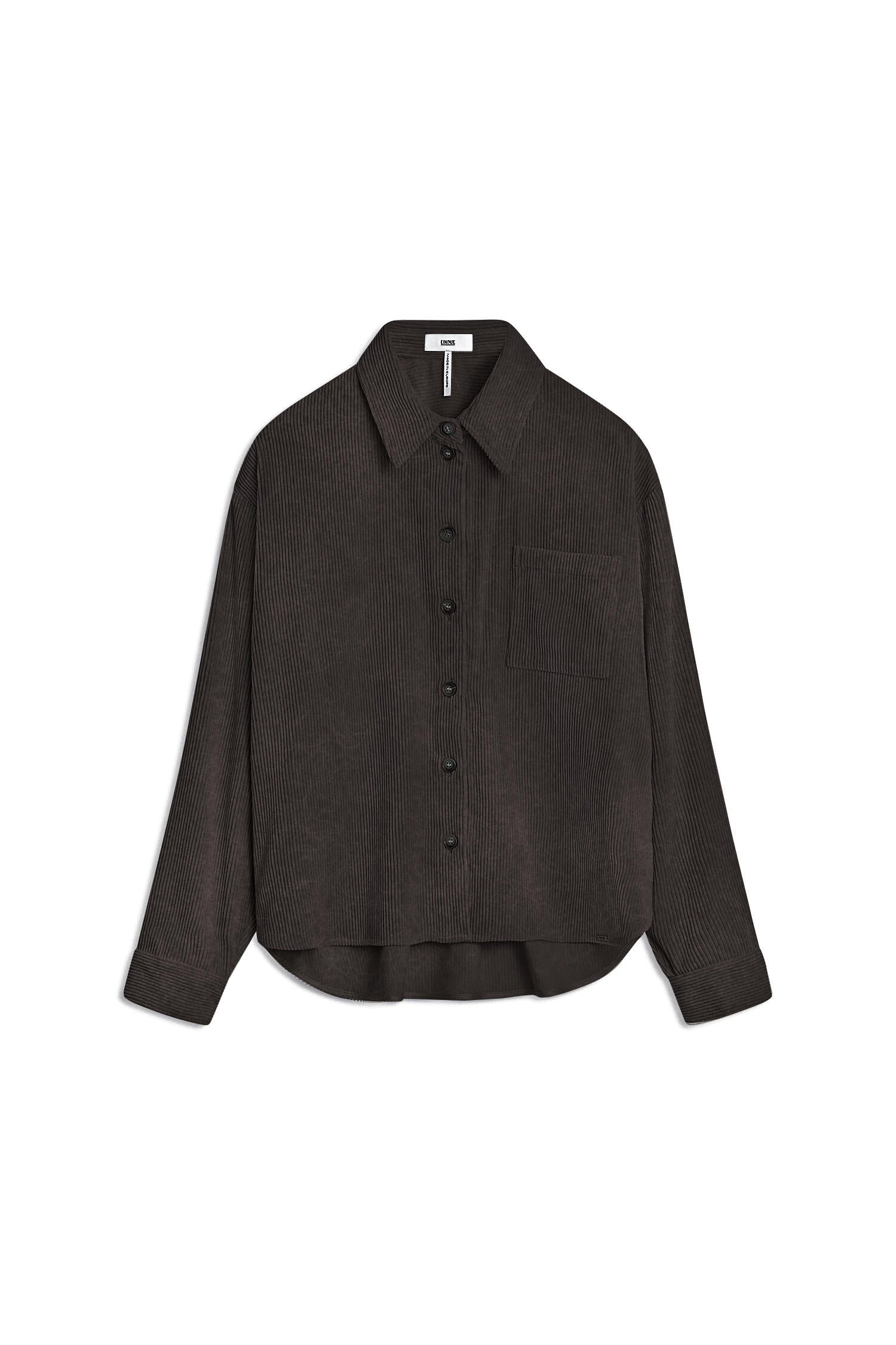 Cordhemd CITARI Relaxed Fit - 28-dunkelbraun - Braun
