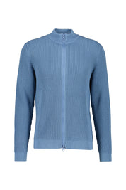 Strickjacke CIFABIAN aus Baumwollmix - 641 - Blau