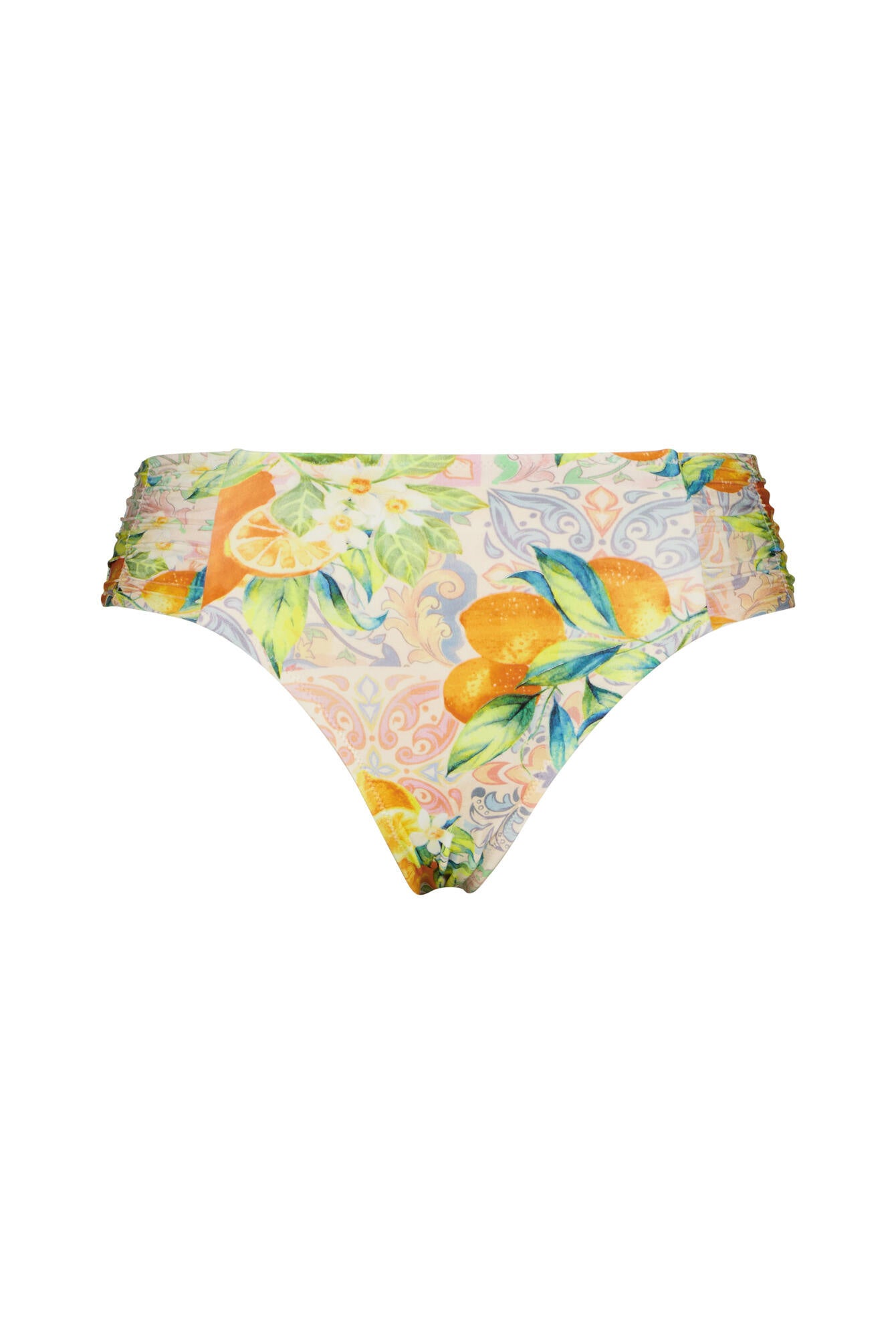 Bikini-Slip floral - 223-ORANGE-PASTELS - Mehrfarbig