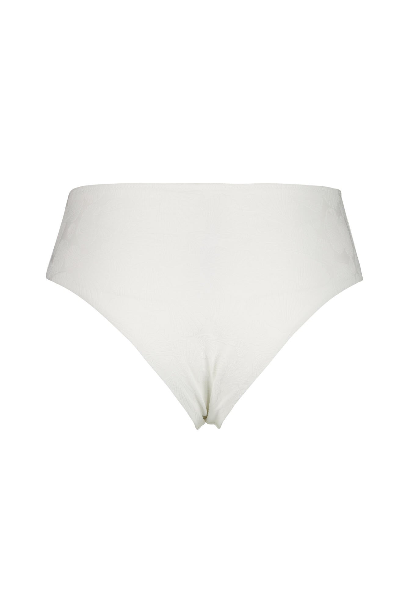Bikini Slip - 106-WHITE SCALLOP - Weiß