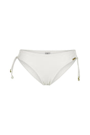 Bikini Slip - 106-WHITE SCALLOP - Weiß
