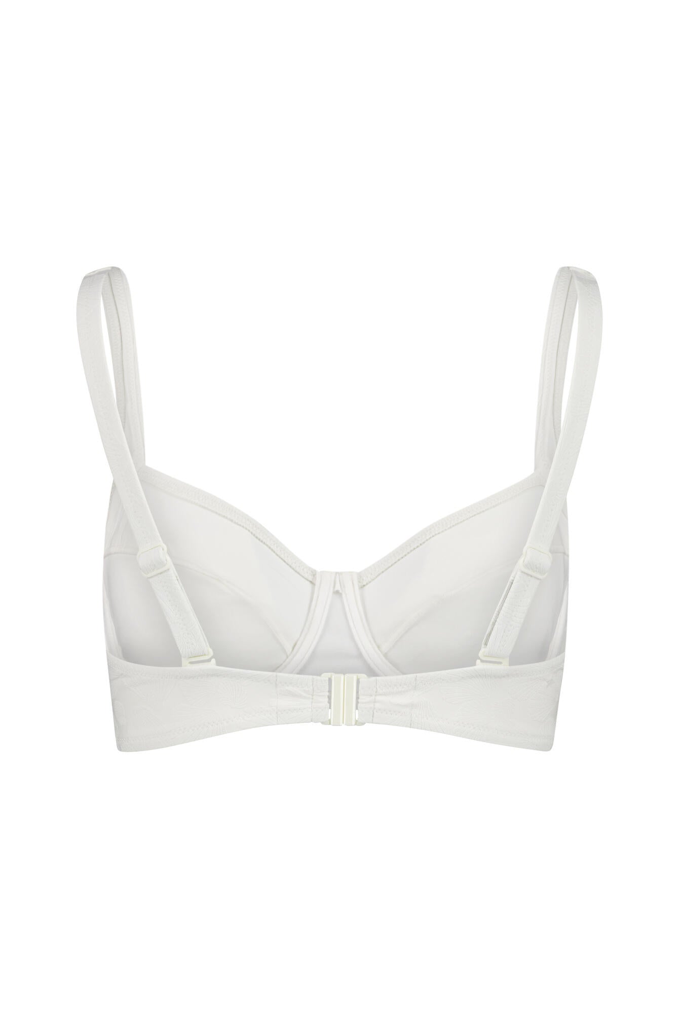 Bikini Top - 106-WHITE SCALLOP - Weiß