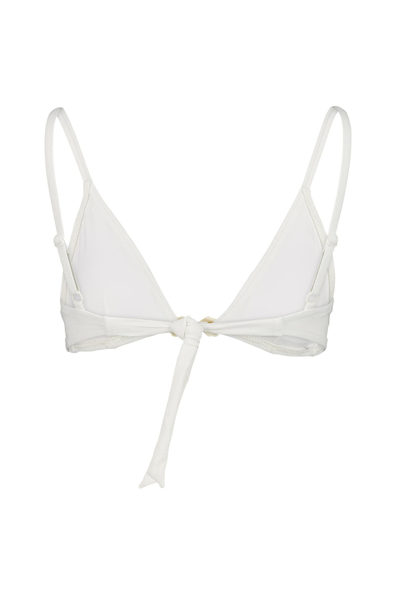 Bikini Top - 106-WHITE SCALLOP - Weiß