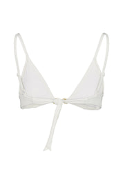 Bikini Top - 106-WHITE SCALLOP - Weiß