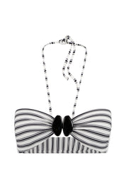 Bikini Top - 208-WHITE-NIGHT - Weiß | Schwarz