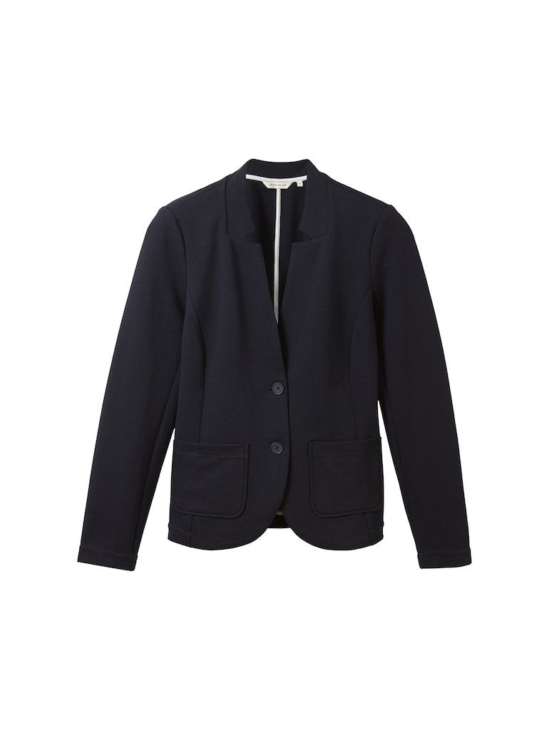 Blazer mit aufgesetzten Taschen - 10668-sky captain blue - Blau