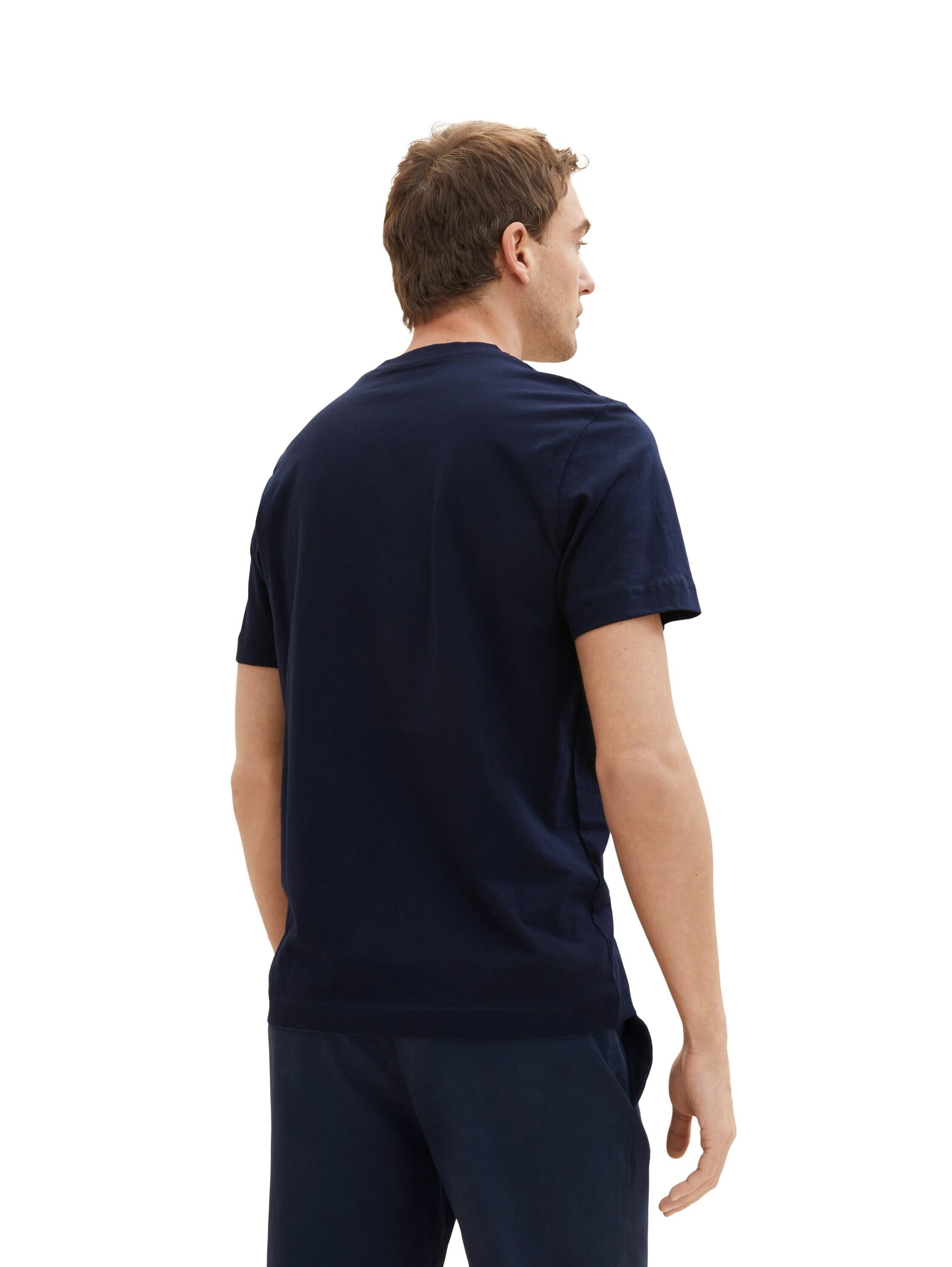 T-Shirt mit Logoprint - 10668-sky captain blue - Blau