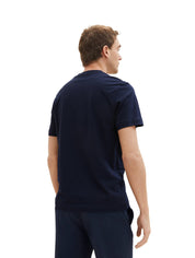 T-Shirt mit Logoprint - 10668-sky captain blue - Blau