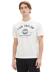 T-Shirt mit Logoprint - 20000-White - Weiß
