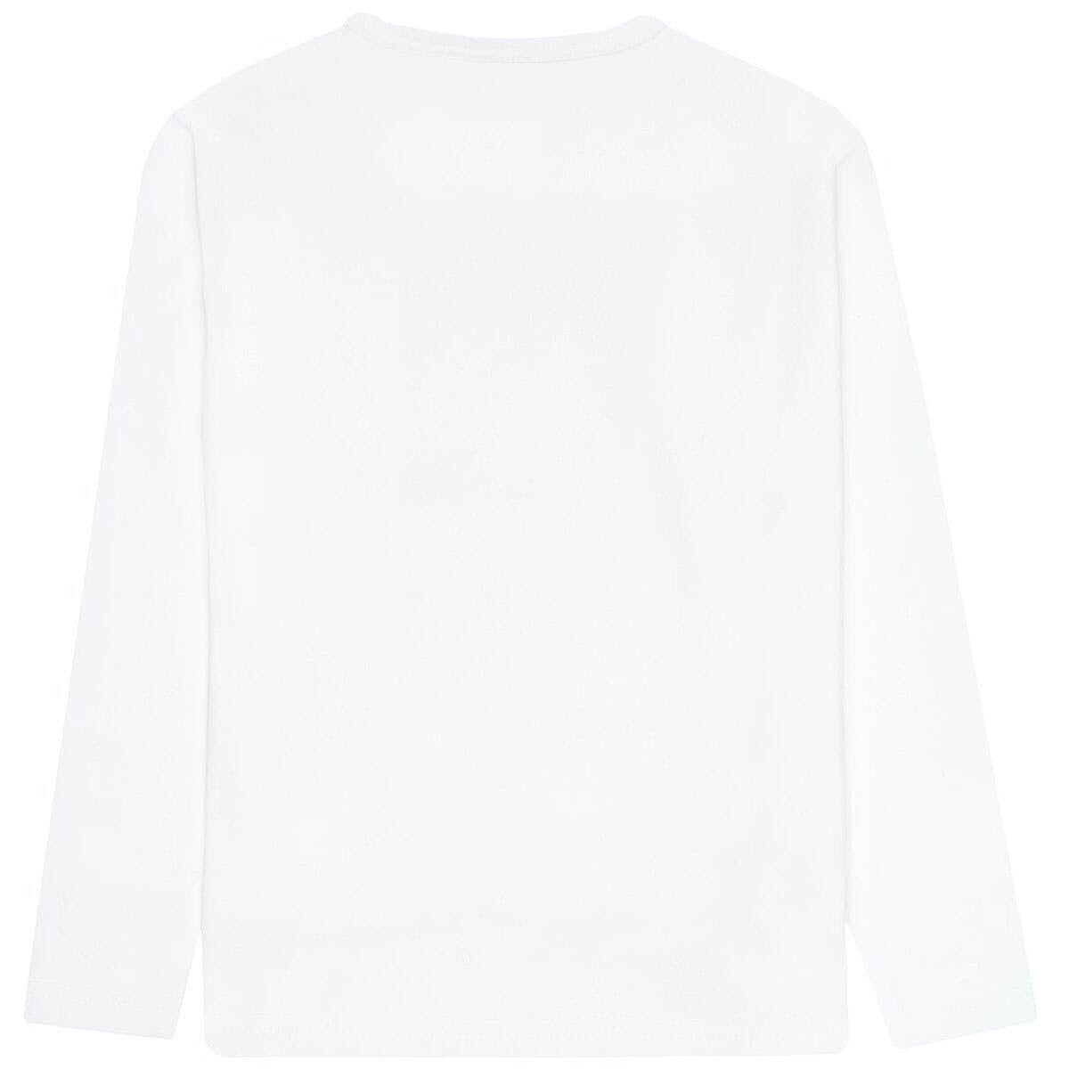 Langarmshirt - 100 WEISS - Weiß
