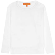 Langarmshirt aus Baumwolle - 100 WEISS - Weiß