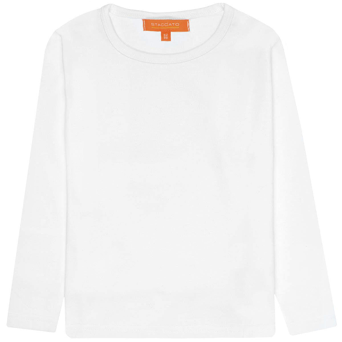 Langarmshirt aus Baumwolle - 100 WEISS - Weiß