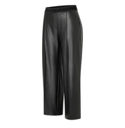 Hose aus Kunstleder - 090 black - Schwarz