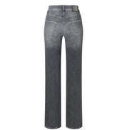 Jeans Wide Leg - D901 grey heavy used wash - Grau