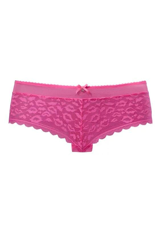 Pants mit Spitze - 776-pink - Pink