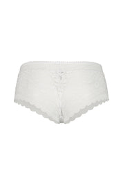 Pants mit Spitze - 4224-white - Weiß
