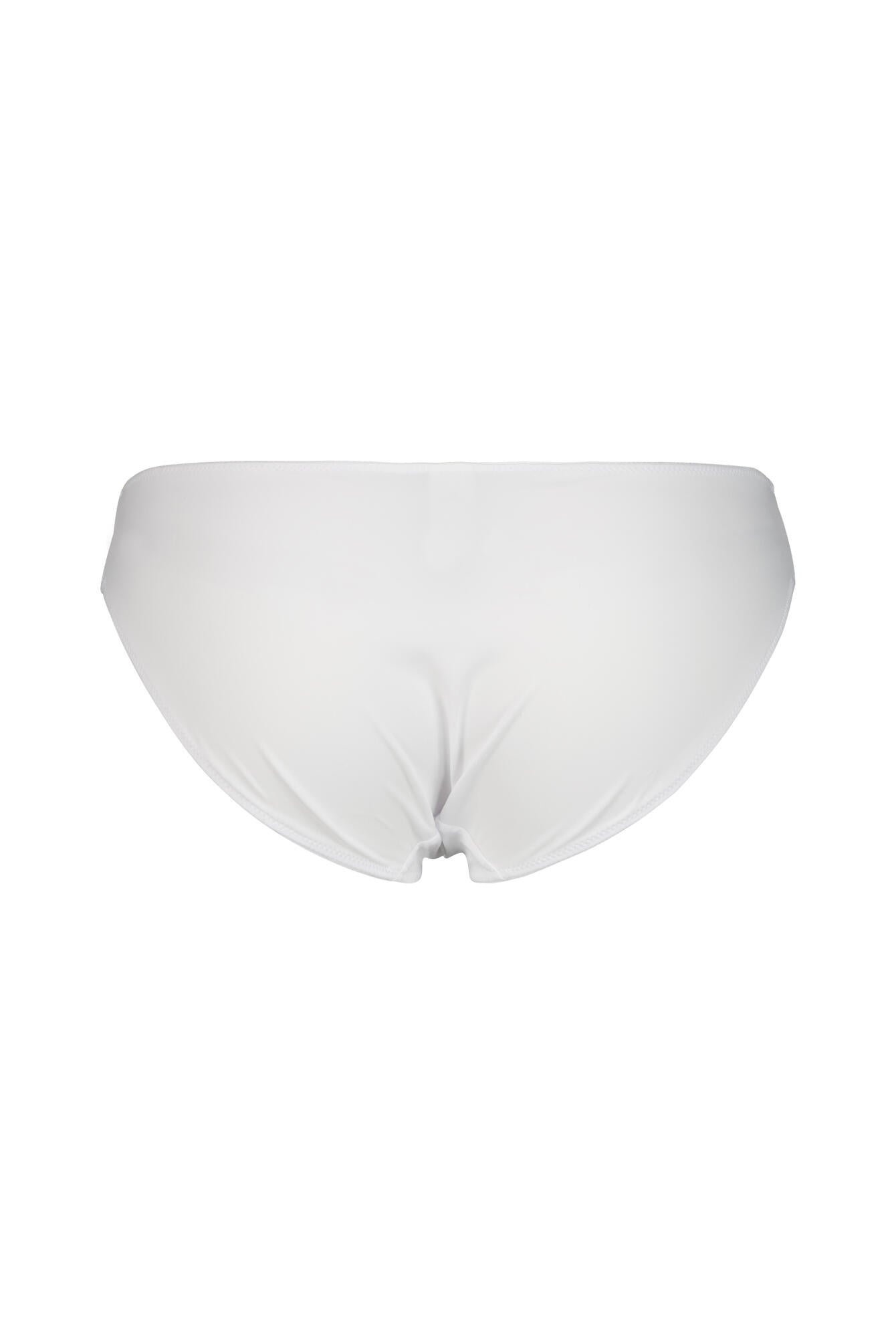 Slip mit Spitzen-Details - 4224-white - Weiß