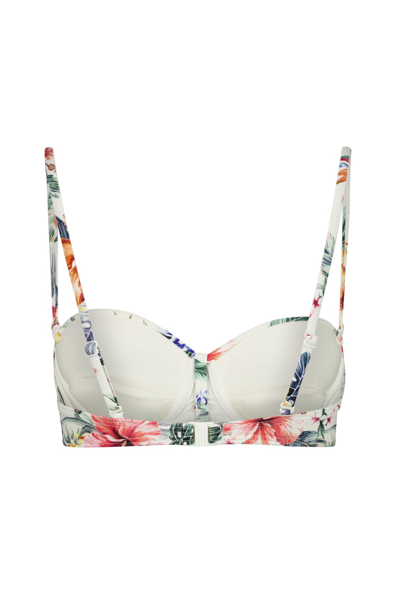 Bikini-Top floral - 9079-creme print - Creme