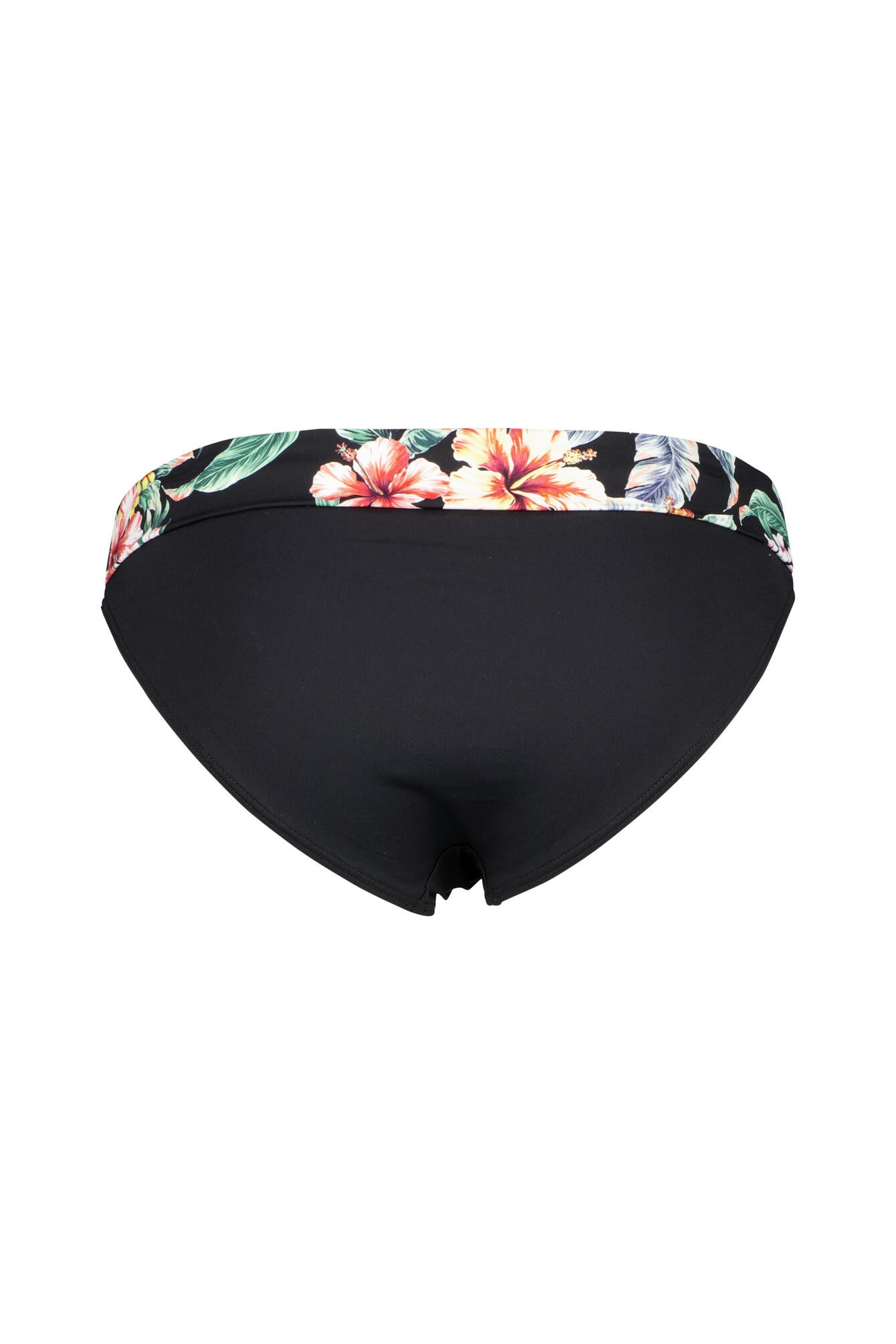 Bikini-Slip floral - 863-black print - Schwarz