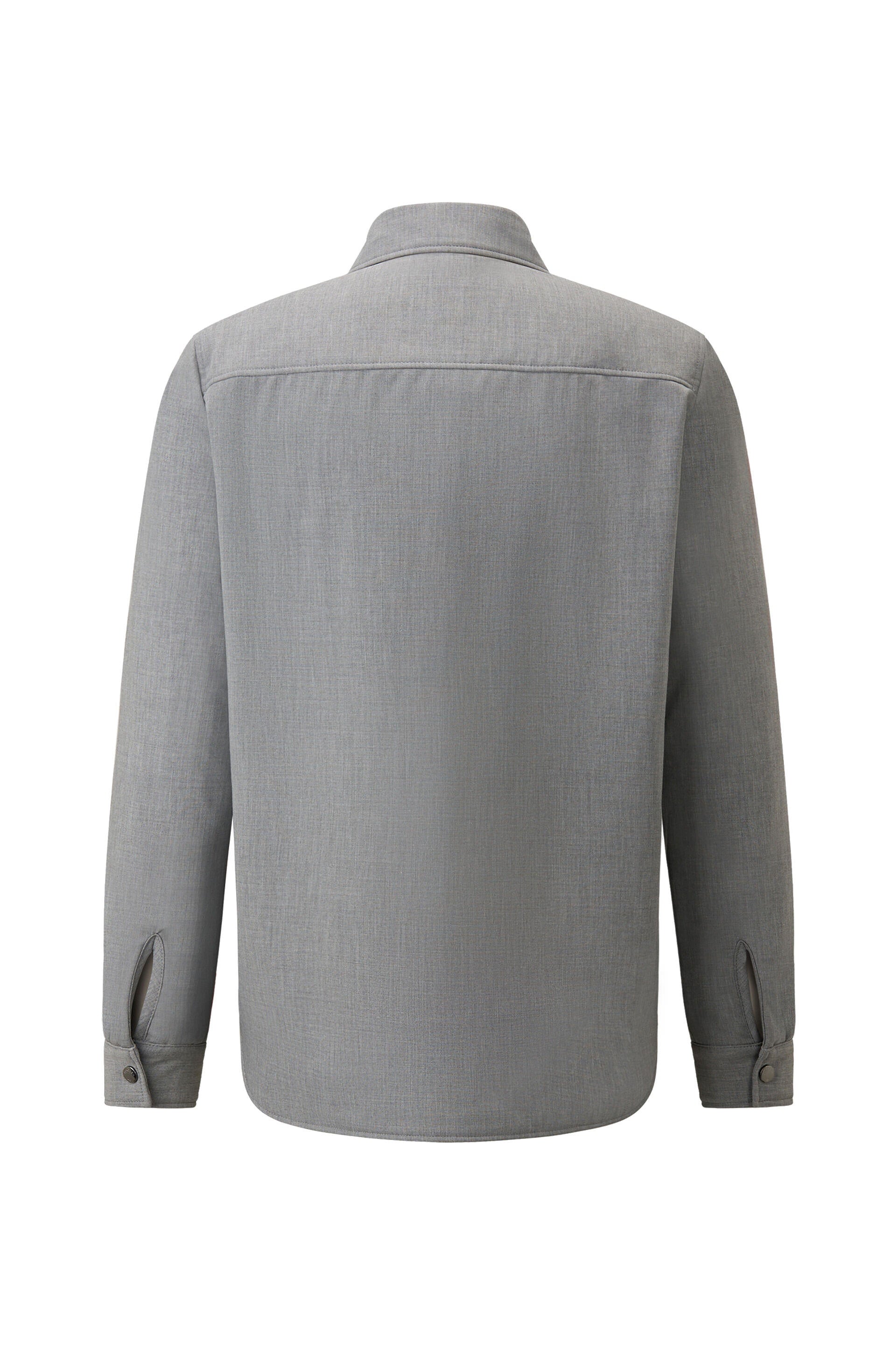 Meliertes Overshirt OLLI - 017 - Grau