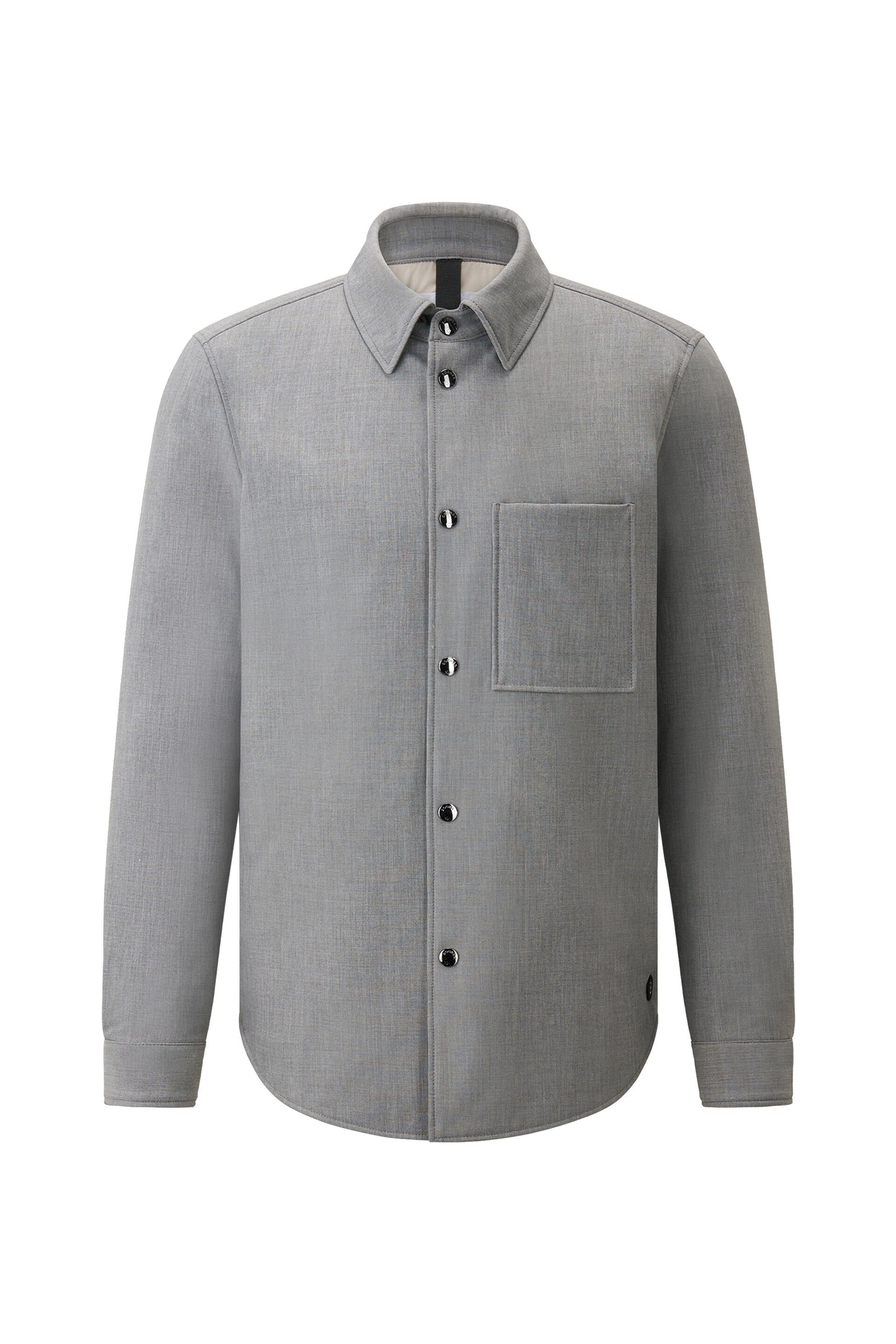 Meliertes Overshirt OLLI - 017 - Grau