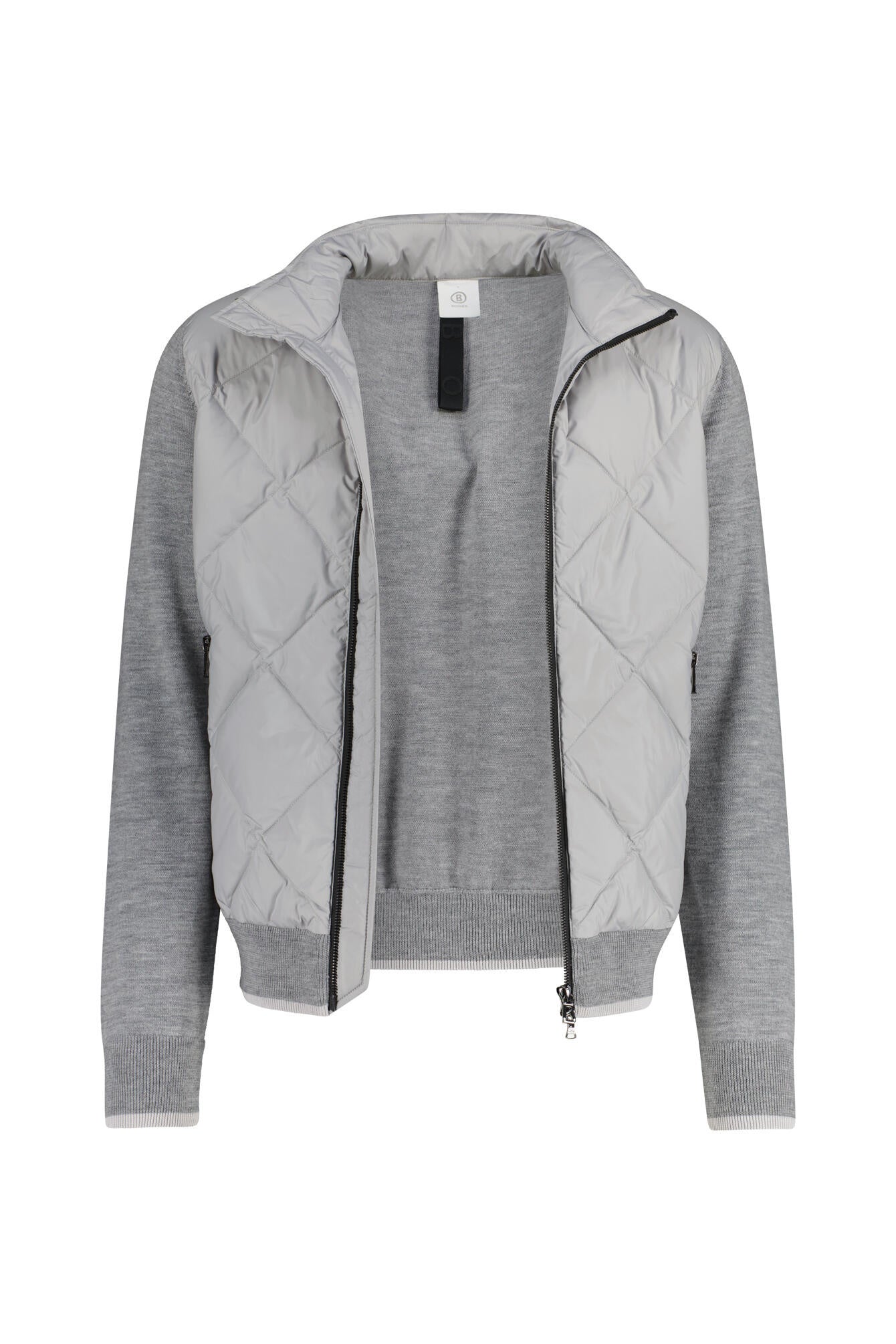 Hybrid-Strickjacke Zisco - 030 - Grau