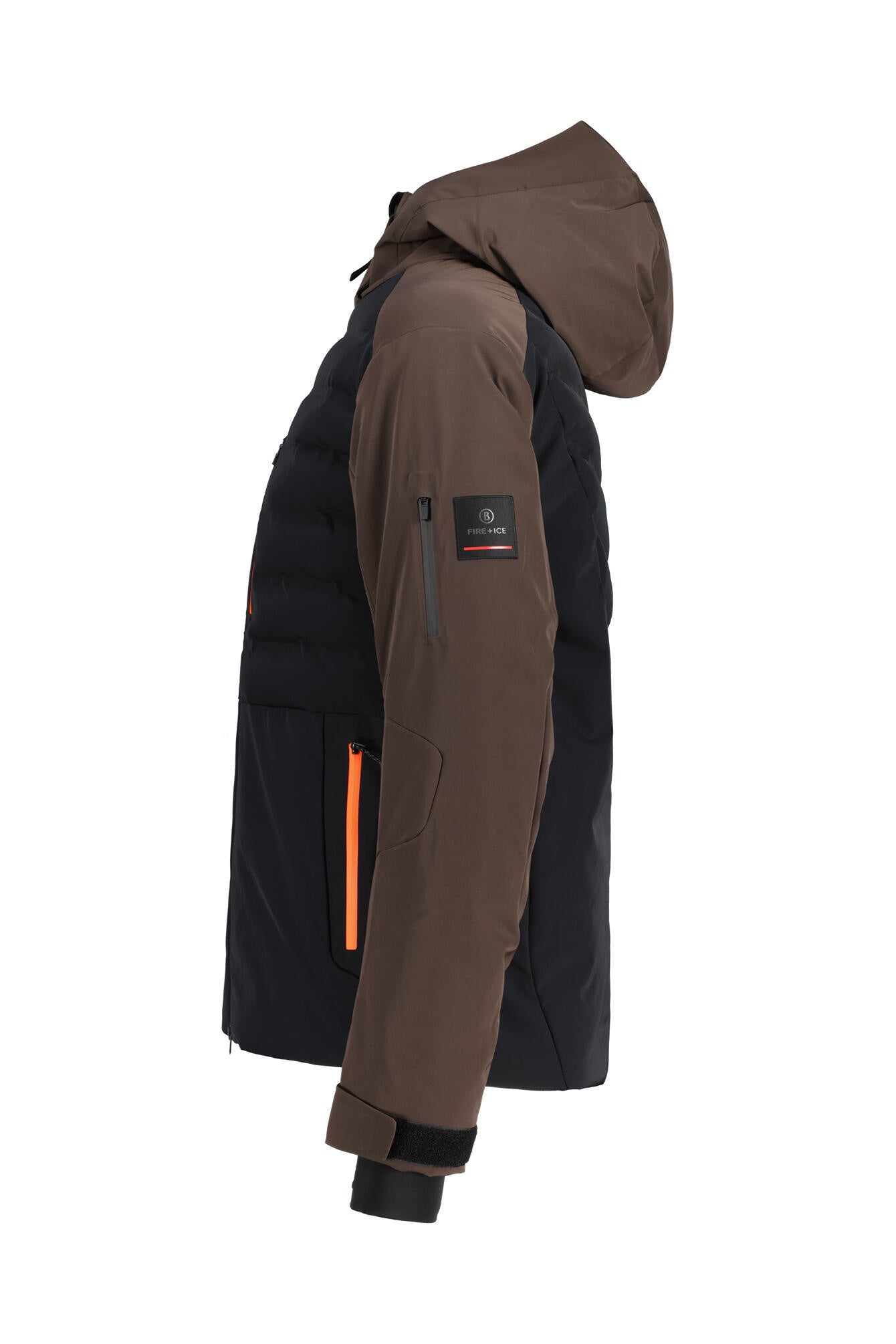 Skijacke IVO mit Kapuze - 026 - Braun