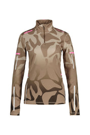 Funktionsshirt ILVY3 mit Stehkragen - A77 - Beige